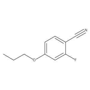 2-Fluoro-4-propoxybenzonitrile结构式