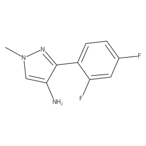 3-(2,4-difluorophenyl)-1-methyl-1H-pyrazol-4-amine Structure