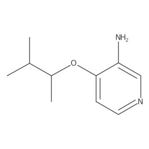 4-[(3-Methylbutan-2-yl)oxy]pyridin-3-amine Structure