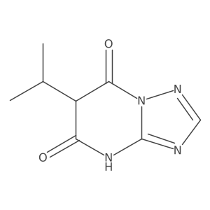 6-(Propan-2-yl)-4H,5H,6H,7H-[1,2,4]triazolo[1,5-a]pyrimidine-5,7-dione结构式