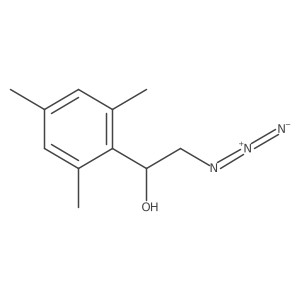(1S)-2-azido-1-(2,4,6-trimethylphenyl)ethan-1-ol Structure