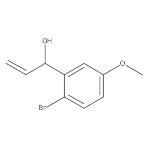1-(2-Bromo-5-methoxyphenyl)prop-2-en-1-ol结构式