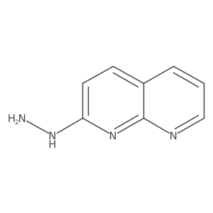 2-Hydrazinyl-1,8-naphthyridine结构式