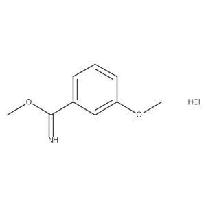 methyl 3-methoxybenzimidate HCL Structure