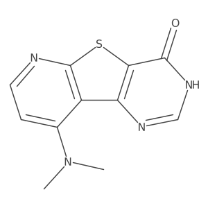 9-(dimethylamino)pyrido[3',2':4,5]thieno[3,2-d]pyrimidin-4(3H)-one Structure