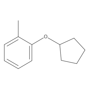 1-(Cyclopentyloxy)-2-methylbenzene Structure