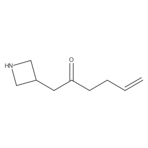 1-(Azetidin-3-yl)hex-5-en-2-one结构式