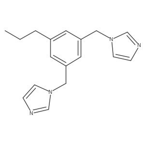 1-[[3-(Imidazol-1-ylmethyl)-5-propylphenyl]methyl]imidazole结构式