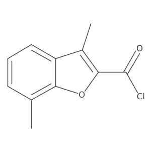 3,7-Dimethyl-2-benzofurancarbonyl chloride Structure