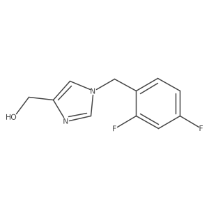 (1-(2,4-difluorobenzyl)-1H-imidazol-4-yl)methanol Structure