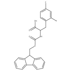 Fmoc-D-2,4-Difluorophe结构式