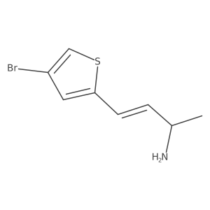4-(4-Bromothiophen-2-yl)but-3-en-2-amine结构式