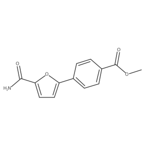 Methyl 4-(5-carbamoylfuran-2-yl)benzoate Structure