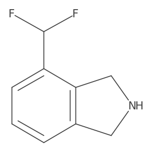 4-(difluoromethyl)-2,3-dihydro-1H-isoindole Structure