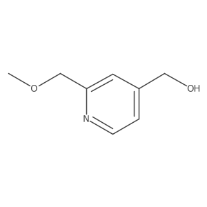 (2-(Methoxymethyl)pyridin-4-yl)methanol Structure