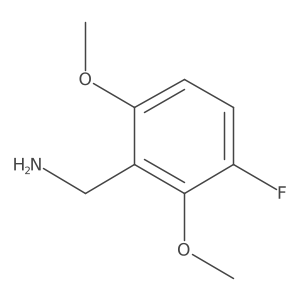 (3-Fluoro-2,6-dimethoxyphenyl)methanamine结构式