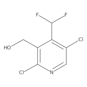 (2,5-Dichloro-4-(difluoromethyl)pyridin-3-yl)methanol Structure