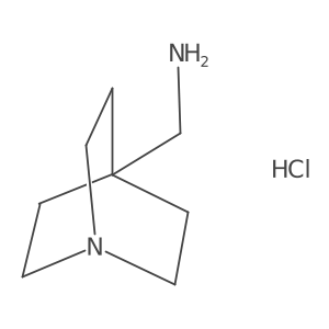 Quinuclidin-4-ylmethanamine hydrochloride Structure