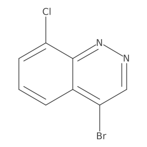 4-Bromo-8-chlorocinnoline Structure