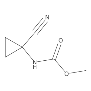 Methyl (1-cyanocyclopropyl)carbamate Structure