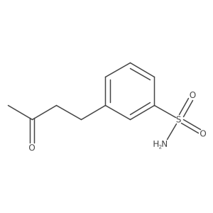 3-(3-Oxobutyl)benzenesulfonamide Structure