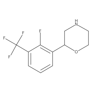 2-[2-Fluoro-3-(trifluoromethyl)phenyl]morpholine结构式