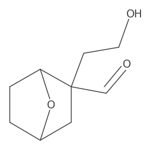 2-(2-Hydroxyethyl)-7-oxabicyclo[2.2.1]heptane-2-carbaldehyde结构式