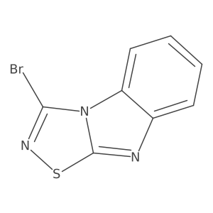 3-Bromobenzo[4,5]imidazo[1,2-d][1,2,4]thiadiazole结构式