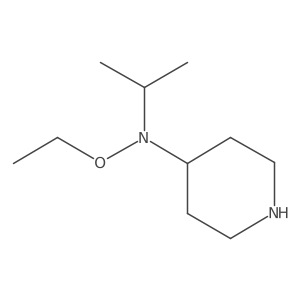 N-ethoxy-N-(propan-2-yl)piperidin-4-amine结构式