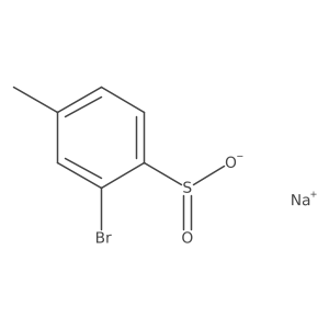 Sodium 2-bromo-4-methylbenzene-1-sulfinate结构式