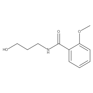 N-(3-hydroxypropyl)-2-methoxybenzamide Structure