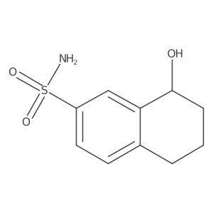 5,6,7,8-Tetrahydro-8-hydroxy-2-naphthalenesulfonamide结构式