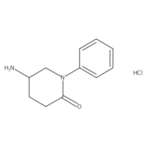 5-Amino-1-phenylpiperidin-2-one hydrochloride结构式