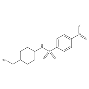 4-nitro-N-[(1r,4r)-4-(aminomethyl)cyclohexyl]benzene-1-sulfonamide Structure
