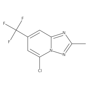 5-Chloro-2-methyl-7-(trifluoromethyl)-[1,2,4]triazolo[1,5-a]pyridine Structure