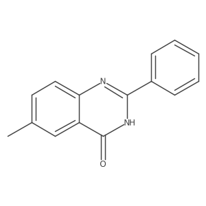 6-methyl-2-phenylquinazolin-4(3H)-one结构式