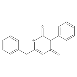 2-benzyl-5-phenyl-1H-pyrimidine-4,6-dione结构式