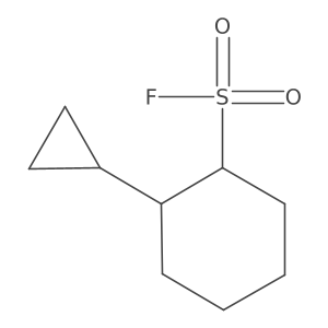 2-Cyclopropylcyclohexane-1-sulfonyl fluoride结构式