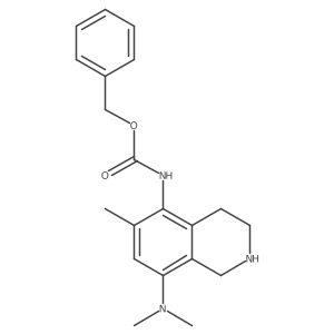 benzyl N-[8-(dimethylamino)-6-methyl-1,2,3,4-tetrahydroisoquinolin-5-yl]carbamate Structure