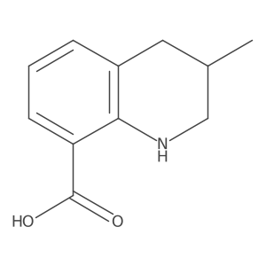 3-Methyl-1,2,3,4-tetrahydroquinoline-8-carboxylic acid Structure