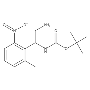 Tert-butyl n-[2-amino-1-(2-methyl-6-nitrophenyl)ethyl]carbamate Structure