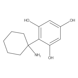 2-(1-Aminocyclohexyl)benzene-1,3,5-triol结构式