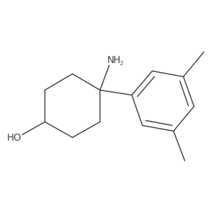 4-Amino-4-(3,5-dimethylphenyl)cyclohexan-1-ol Structure