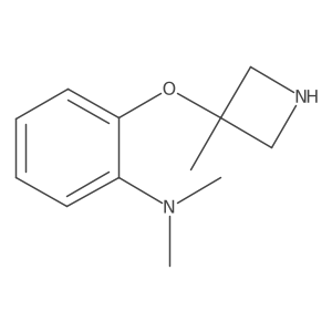 N,N-dimethyl-2-[(3-methylazetidin-3-yl)oxy]aniline Structure