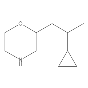 2-(2-Cyclopropylpropyl)morpholine Structure