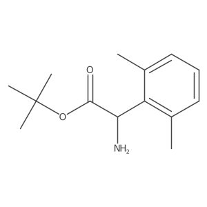 Tert-butyl 2-amino-2-(2,6-dimethylphenyl)acetate Structure