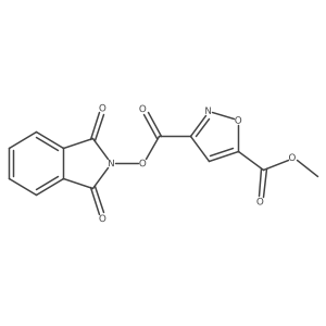3-(1,3-dioxo-2,3-dihydro-1H-isoindol-2-yl) 5-methyl 1,2-oxazole-3,5-dicarboxylate Structure