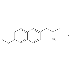 (2R)-1-(6-Methoxynaphthalen-2-yl)propan-2-amine;hydrochloride Structure