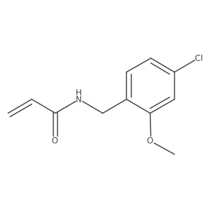 N-[(4-Chloro-2-methoxyphenyl)methyl]prop-2-enamide结构式