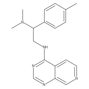 N-[2-(dimethylamino)-2-(4-methylphenyl)ethyl]pyrido[3,4-d]pyrimidin-4-amine Structure